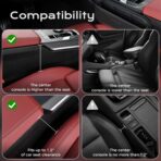 Coverado Universal Car Seat Gap Filler Organizer, Premium Suede Leather Car Seat Side Gap Filler, Seat Gap Storage Box for Suv Truck, Car Interior Accessories - Image 7