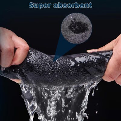 4PCS Car Drying Towel Microfiber Detailing Kit - 36x24 in Car Towels Cleaning Supplies, Reusable Shammy Quick Dry Cloth for Carwash, for Auto, Boat, RV, Garage & Home, Scratch-Safe Absorbent Cleaning - Image 4