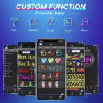 KJOY USB 5V LED Sign, Bluetooth, App Control, Flexible, Programmable Custom Text Pattern Animation Scrolling Display for Car, Store, Party, Bar, Hotel, Concert, 14.6''x3.6'' - Image 2