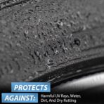 Torque Detail Graphene Tire Shine Spray - Long Lasting Deep Black Shine with No Sling - Graphene Protection Against UV Rays, Fading & Yellowing - Image 6