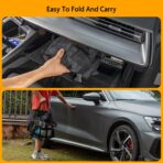 Car Ceiling Cargo Net with 3 Pockets,31.5"x21.6" Car Overhead Storage Mesh Organizer,Double Layer Roof Mesh Camping Overlanding Gear Must Haves Cargo Net,Road Trip Essentials - Image 8