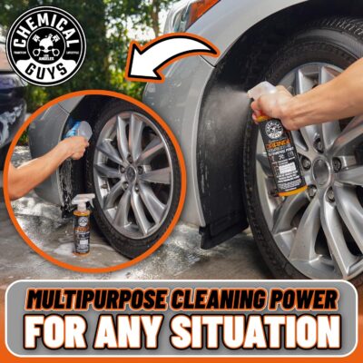 Chemical Guys Signature Series Orange Degreaser Spray - Heavy Duty All Purpose Cleaner for Engines, Tires, Undercarriages, Tools and More, Professional Strength, Breaks Down Grease, Oil & Grime, 16 oz - Image 3