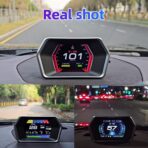 MH HUD Heads Up Display for Car, OBD2 + GPS Dual System, OBD2 Gauge Display, Digital Speedometer MPH Water&Oil Temp Meter Tachometer Driving Overspeed Alarm for All Car, OBD2 for 2008+ Vehicle - Image 6