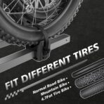 Hitch Bike Rack for Car, 200 lbs Capacity Heavy-Duty E-Bike Carrier, Tilting Foldable Design with Anti-Theft Lock, Fits 2" Receiver, for SUV, Truck, RV - Image 3