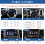 Road Top Wireless CarPlay Android Auto Retrofit Kit for GM HMI 2.0 Cadillac Buick Chevrolet GMC 2014–2020 | CarPlay Interface Decoder Box, Support MirrorLink, Reverse Camera, Navigation - Image 2