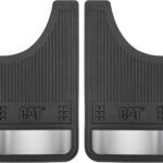 Cat® Mud Flaps for Trucks - Heavy Duty Rubber Truck Accessories & Wheel Liner Mud Flaps for Pickup Trucks - Splash Guards for Front or Back Tires - Some Drilling Required for Included Screws