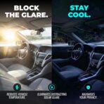 Car Window Tint BLACKGLASS IX® Professional Quality Film Tinting Roll for Car, Van & Vehicles (15% VLT, 20ft x 2ft, 2 Ply, Dark Smoke) Solar, Glare and Privacy with Installation Instructions - Image 4