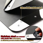 XUKEY 4PCS Car Universal Mud Flaps Splash Guards with Night Reflectors Mudguard Fender Flares Mudflaps w/Hardware, Front and Rear Wheel Tire Protection for Pickup Truck SUV Van Trailers Caravans - Image 3