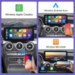 Road Top 10.25" CarPlay Screen Upgrade for Mercedes-Benz W205 W447 NTG5.0 2015-2018, Wireless CarPlay Android Auto Display, OEM System Retained, Car Touchscreen Replacement - Image 4