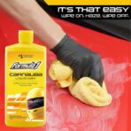 Formula 1 Carnauba Liquid Car Wax, High Gloss Shine & Protection for Auto Paint, Advanced Micropolishing to Remove Haze & Restore Vehicle Paint, 16 oz - Image 3