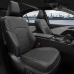 Custom Fit Seat Covers for Toyota Camry 2025-2026 LE/SE - Premium Faux Leather Full Set with 4-Layer Waterproof Protection