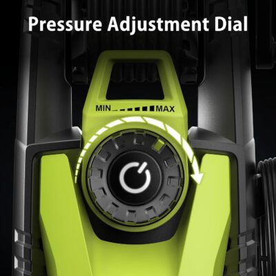 5000 Max Adjustable PSI Pressure Washer,2.5 Max GPM Power Washer with 33 FT Retractable Hose Reel, Stainless Steel Lance, 500ml Foam Cannon, 4-Nozzle Set, Washer for Cars, Fences, Patios - Image 4