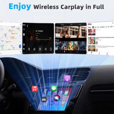 Mini Wireless Carplay Adapter for iPhone - Carplay Wireless Adapter Car Play Dongle, Wired to Wireless, Compatible with iPhone iOS 10+, Silver - Image 9