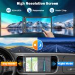PLZ 7" Wireless Double Din Car Stereo Apple Carplay Radio Screen for Car Audio Receivers, Bluetooth 5.3 Car Play Android Auto Touchscreen, 240W 4.2 CHN 2 Subwoofers Outputs, Backup Camera, SWC, FM/AM - Image 7