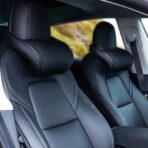 Car Headrest Neck Pillow Support Memory Foam Ergonomic Design Accessory for Driving Seat Fatigue Relief Compatible with Model S X 3 Y & Cybertruck - 1 Piece - Image 2