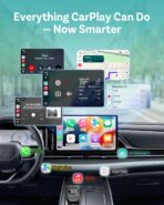 OTTOCAST Mini Tube 2026 Wireless CarPlay & Android Auto Adapter, Ultra-Fast Auto Reconnect,WiFi 6 & Bluetooth 5.4,Mini Plug & Play Dongle for Cars with Wired CarPlay - Image 6