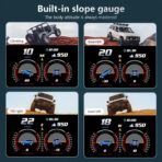 obd2 gauge display, head up display for car, Digital Speedometer, Tachometer, Water Temperature Gauge, Multi-Data Smart Gauge, Trip Computer Fuel Pressure Tester for All cars - Image 6