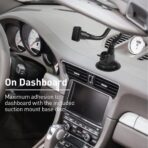 Macally Windshield Phone Mount for Car Magnetic - Suction Cup Window Mount Phone Holder with 8" Long Gooseneck Arm & Super Strong Magnet Mount for Smartphone and iPhone - Image 9