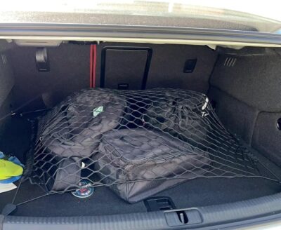 Rear Trunk Organizer Cargo Net for Audi A3 Quattro S3 RS3 A3 E-tron 2014-2025 – Floor Style Cargo Net for Sedan – Premium Mesh Elastic Car Trunk Organizer – Compatible with A3 S3 RS3 - Image 3