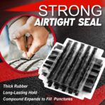 DIYSELF Tire Patch Kit, 45 Pack Flat Tire Repair Kit with Plugs, Tire Plug Kit for Car, Motorcycle, Truck, Trailer, RV, SUV - Image 3