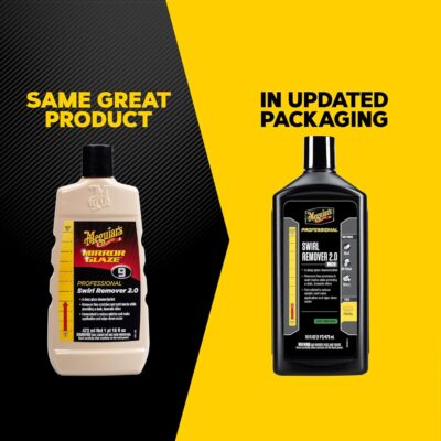 Meguiar's M09 Mirror Glaze Swirl Remover 2.0, Scratch Swirl Remover Restores Shine and Gloss, Provides Professional Results by Hand or Machine, Designed to Be Easy to Use,16 Oz - Image 6