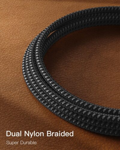 CONMDEX Android Auto USB Cable [Upgrade, 3ft, 2-Pack] 10Gbps USB 3.1 Gen 2 Data Transfer, 3A Fast Charging USB A to Type C Cord, Reliable CarPlay Cable for iPhone 17/16 Pro Max, Galaxy S25/S24 Ultra - Image 4