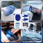 31pcs Car Detailing Kit Interior and Exterior Cleaner, Car Cleaning Kit with Professional Car Detailing Brush Set, Car Wash Kit and Auto Detailing Kit. Reusable, Perfect for Cars and Bikes - Image 7