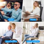 Lumbar Support Pillow for Car Seat & Office Chair, Soft Memory Foam Lower Back Support for Pain Relief and Posture Correction, Lumbar Pillow with Breathable Airflow Channels - Image 7