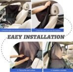 Car Front Seat Cover: Waterproof & sweatproof, fits all cars/SUVs/trucks. Ideal for gym, sports & beach. 3-layer non-slip, easy machine wash. Shields seats from stains & wetness. (Black, 1Pcs) - Image 7