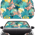 Windshield Sun Shade - Car Windshield Sun Shade for UV Protecion Heat Reduction 2026 Sun Visor for Car Interior (57"x31")