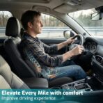 Ergonomic Seat Cushion,Office Chair Cushion with Lumbar Support Pillow,Car Orthopedic Seat Cushions,Designed for Sciatica,Tailbone,Back Pain Relief,for Office,Car,Truck,Home,Desk Chair - Image 5