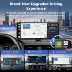 Carplay Screen for Car 11.5" Largest HD Screen for Carplay & Android Auto Car Stereo with 4K Dash Cam 1080P Backup Camera, GPS Navigation/Bluetooth/Mirror Link/Voice Control/AUX/FM/Siri - Image 3