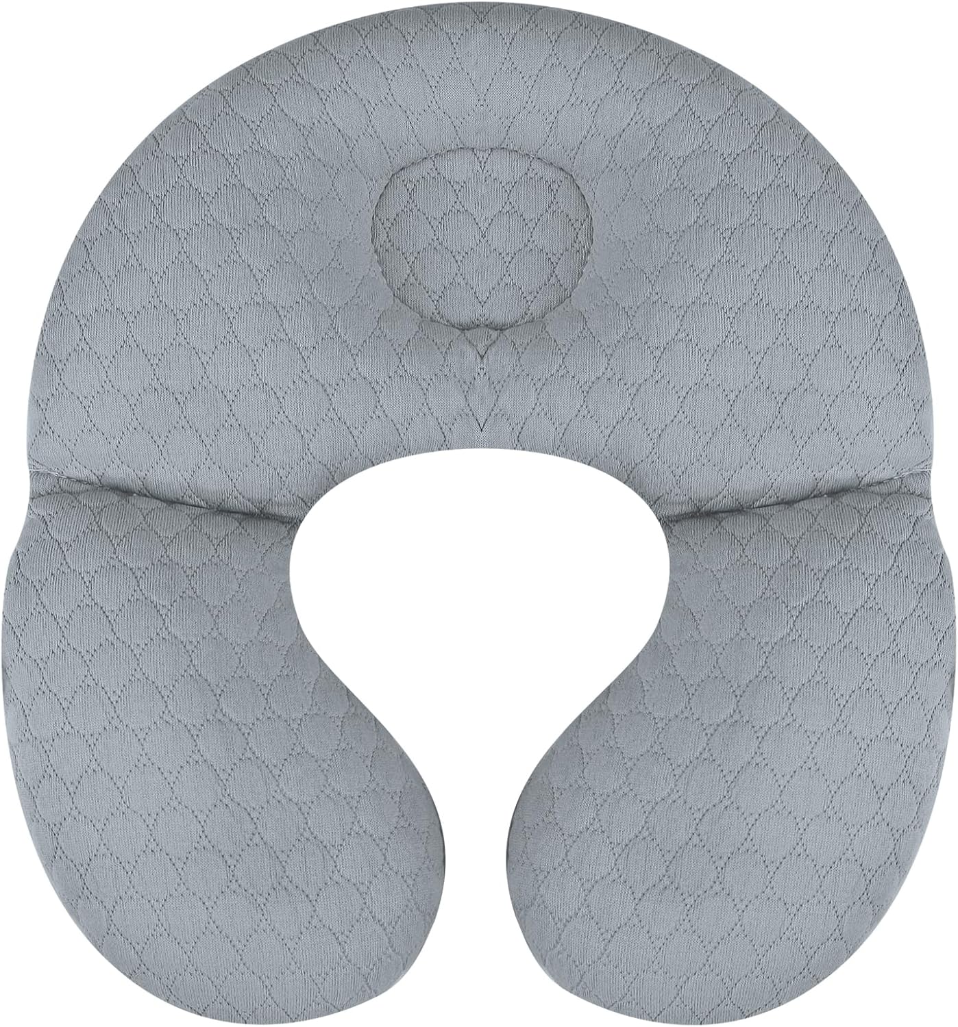 815oKPWaWML._AC_SL1500_.jpg KAKIBLIN Baby Travel Pillow, Upgraded Baby Neck Pillows for Car Seat, Infant Neck Support Pillow for Head and Neck, Newborn Head Support for Car Seat, Stroller, Pushchair (Grey) - Image 1