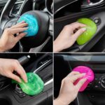 Car Cleaning Gels 4-Pack, Car Cleaning Putty Universal Auto Detailing Tools Car Interior Cleaner, Dust Cleaning Slime, Car Accessories for Car Vents & Keyboards, Clean Supplies– 320g (2.8oz/pcs)