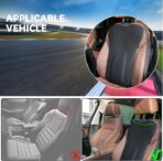 XUKEY Lumbar Pillow Gel Support Pillow Back Support Cushion,Gel Lumbar Support Pillow Relief Back Sciatica Pain for Car Seat Cushion,Car Seat Lumbar Support with Adjustable Straps Improve Posture - Image 6