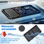 Yulejo Extra Large Dashboard Mat for Car Dashboard Accessories, Anti Skid Car Pad Compatible with All Smartphone Car Non Slip Pad for with Non Marking Tape (Trendy) - Image 4