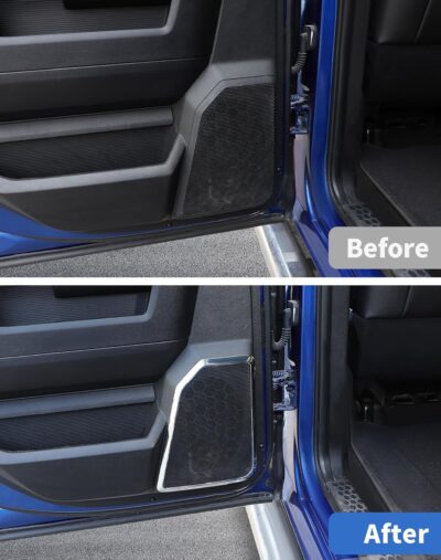 Interior Door Speaker Cover Trim Frame for Dodge Ram 1500 2010-2017 Car Interior Accessories, Chrome - Image 6