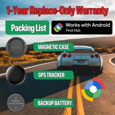 Magnetic Hidden GPS Tracker for Vehicles – 365 Days Battery Life, No Subscription, Car Tracker Device Hidden (Android Tracker) - Image 6