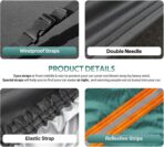 Car Cover Waterproof All Weather for Automobiles, Outdoor Full Exterior Covers for Sedans (Length: 186"-193") Rain Winter Sun Protection. Universal Fit for Toyota Camry, Honda Accord, etc. - Image 3