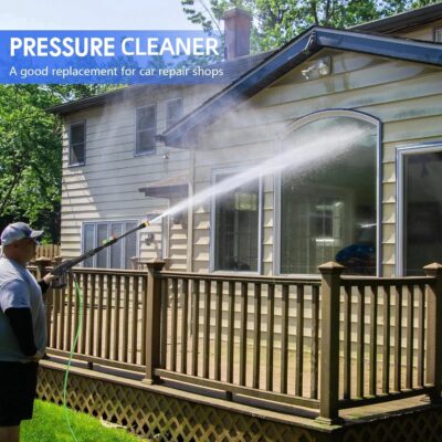 Pressure Cleaner 5000 PSI 2.8 GPM High Power Cleaners with 33ft Pressure Hose, 4 Nozzle and Foam Cannon, for Home, Cars, Fences, Patio (Green) - Image 8