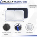 MORNYRAY Car Windshield Sun Shade，Reflector Sunshade Offers Ultimate Protection for Car Interior，Cool Reflective Sun Blocker，Foldable Car Interior Accessories (Black, Medium),(64x32 inches) - Image 2