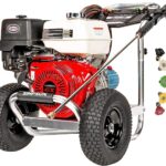 Simpson 4200 PSI Gas Pressure Washer, 4.0 GPM Commercial Power Washer, Cold Water, Honda GX390 Engine, 50' Hose, Aluminum Series, 49-State Compliant (ALH3228-S)