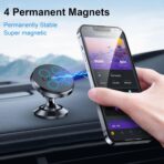 Coolpow【2 Packs 】Magnetic Phone Holder for car【Strong Magnet】phone holders for your car phone holder Mount for Car【4 Metal Plate】Universal Dash cell phone car mount for iphone Samsung car accessories - Image 7