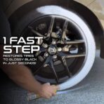 Formula 1 Foaming Tire Shine Aerosol, Wheel Cleaner to Clean, Shine, and Protect Tires with UV Protection, Glossy Black Finish, Long Lasting Wet Look for Cars and Trucks, One Step Application, 12 Oz - Image 3