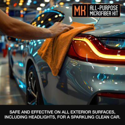 Suds Lab Premium Microfiber Towels for Car Detailing, Cleaning, Washing, Polishing - 16"x16" Ultra-Soft, Edgeless, Scratch-Free Cloth, Dual-Weave, Pack of 12 - Image 7