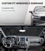 Pigenius Windshield Sun Shade for Lexus GX460 2010-2023, Custom Front Window Sunshade - AstraGuard - Image 2
