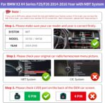 Road Top 10.25” Wireless CarPlay Android Auto Screen for BMW X3 X4 F25/F26 (2014-2016) NBT System, Linux Touchscreen Display Retrofit, OEM Integration Car Stereo Multimedia Upgrade - Image 2