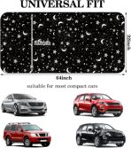 Woanger Windshield Sun Shade Foldable Car Front Window Covers for Car Accessories Sun Heat UV Rays Visor Protector Protection for Universal Cars SUV Truck (Moon Star) - Image 4