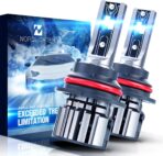 9007 Bulbs, 600% Brighter 9007 Fog Light 6500K Xenon White Extremely Super Bright Plug & Play with Cooling Fan