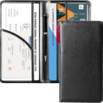 CoBak Car Registration and Insurance Holder - Vehicle Glove Box Car Organizer,Auto Truck Comparment Accessories Case with Magnetic Closure for Driver License,Cards